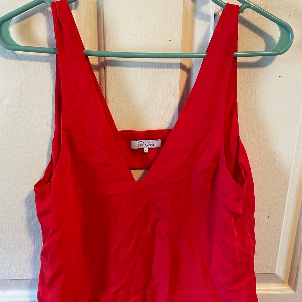 Red vintage Parker women’s small top